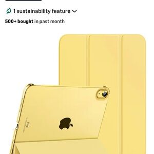 Apple iPad with Bright Yellow Case